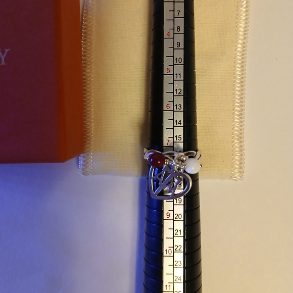 James Avery Retired Texas A&M Twisted Dangle Ring, size 7 - Picture 8 of 10